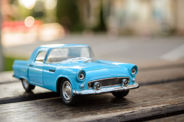 Fototapeta na wymiar Model Toy Car