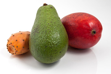 exotic fruit and colors