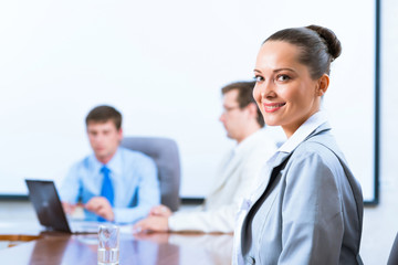 Fototapeta premium portrait of a successful business woman