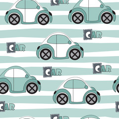 car pattern vector illustration