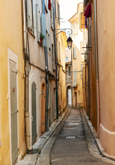 Fototapeta premium Street in old Aix en Provnece