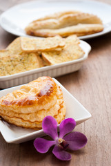 Chicken pie, homemade