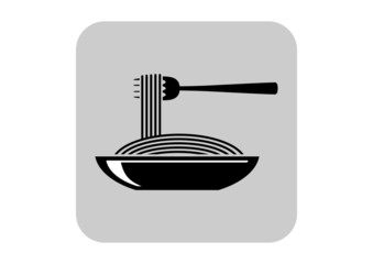 Spaghetti vector icon