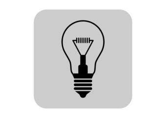 Lightbulb vector icon