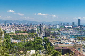 Fototapeta premium Barcelona generic view