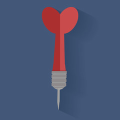 Dart symbol,clean vector