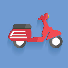 Motorcycle symbol,clean vector