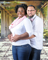 Expecting Mixed Race Couple
