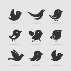 Symbol set bird