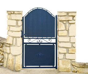 Portillon bleu
