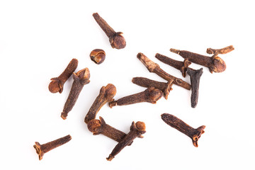 Cloves isolated on white background