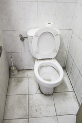 Dirty toilet