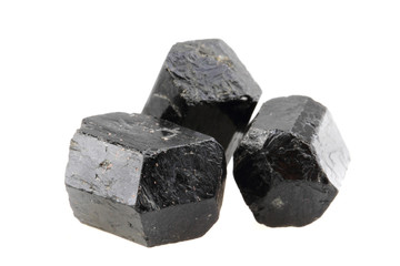 schorl mineral isolated