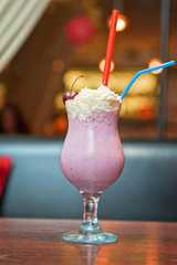 Cherry milkshake