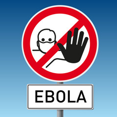 Schild Ebola
