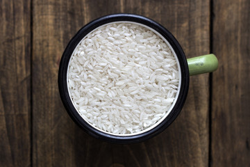 raw arborio rice
