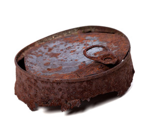Old rusty tincan