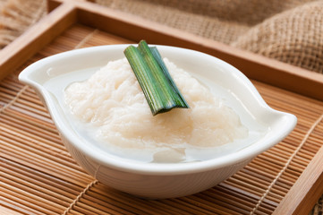 Kaomark, sweet fermented rice, a sweetmeat consisting of ferment