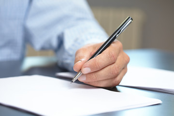men with pen