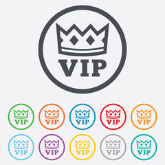 Vip sign icon. Membership symbol.