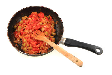 tomato sauce with olives