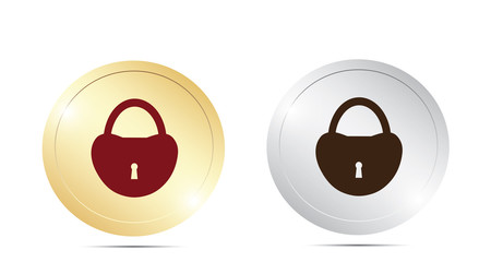 Padlock buttons