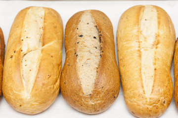 Three loaf of bread
