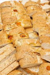 Italian bread background