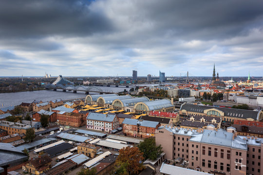 Riga city view