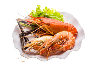 Giant Freshwater Prawn and king prawns