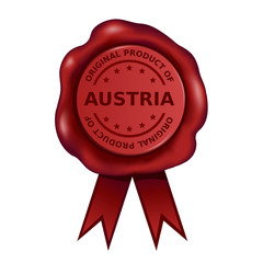 Product Of Austria Wax Seal