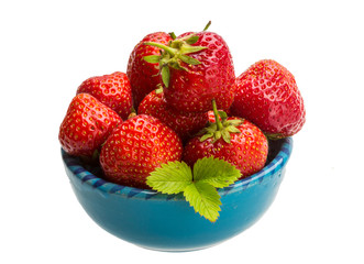 Strawberry in the bowl