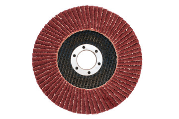 Abrasive flap grinding disc