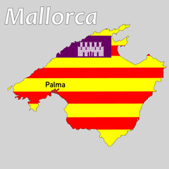 Karte der Insel Mallorca © Visions-AD