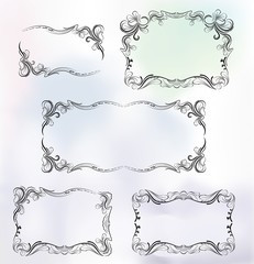 Frame in luxury style