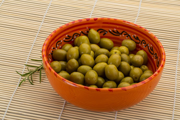 Green olives