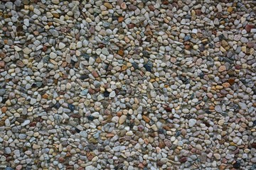 Stone wall with abstract pattern