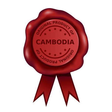 Product Of Cambodia Wax Seal
