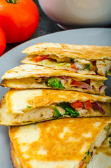 Chicken quesadilla