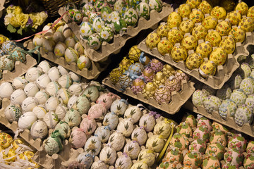Decorated Easter eggs in Salzburg
