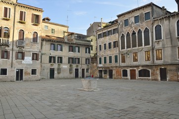 Venetian water well, Italy