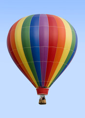 Hot Air Balloon Against Blue Sky