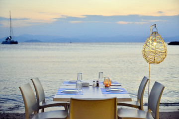 Sunset at Aigina, Greek island