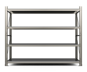 the metal shelf