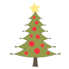 Christmas tree clip art