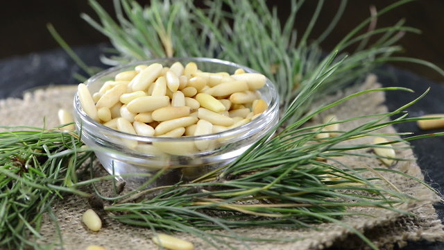 Portion of Pine Nuts (loopable)