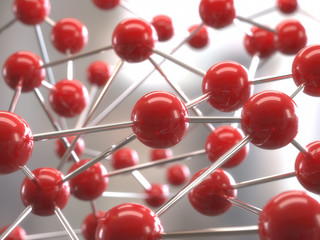Obraz premium Molecular Structure