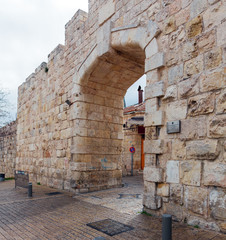 Walls of Ancient City, Jerusalem, Israel - 71290866