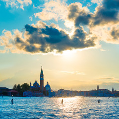 Sunset in Venice