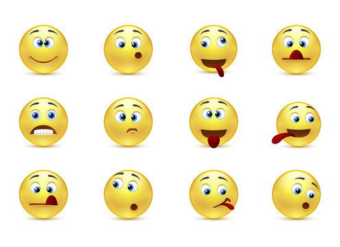 Set crazy emoticons